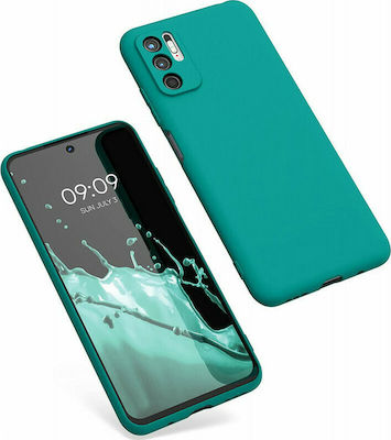 KWmobile Silicone Back Cover Matte Petrol (Redmi Note 10 5G / Poco M3 Pro)