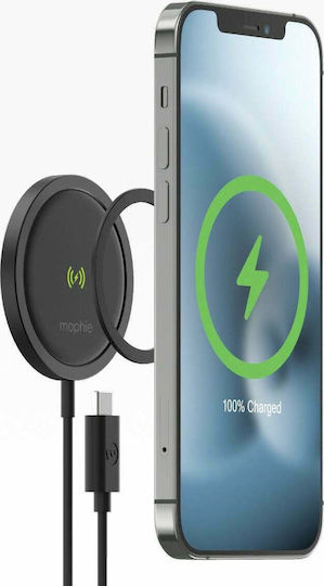 Mophie Ασύρματος Φορτιστής (Qi Pad) 15W Μαύρος (401307634)