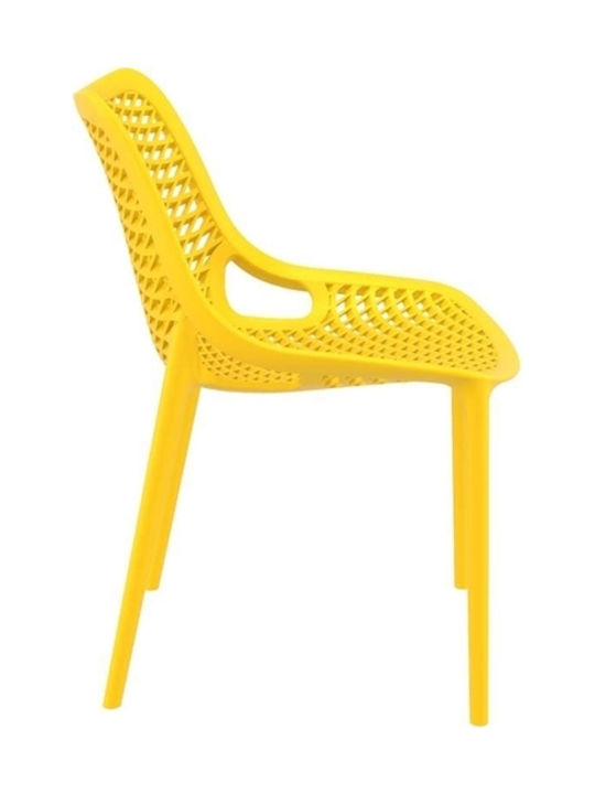 Scaun de exterior Polipropilenă Air Galben 50x60x82cm