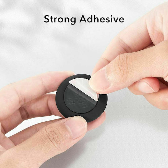 ESR Stick-On Case Silicone for AirTag Black / White