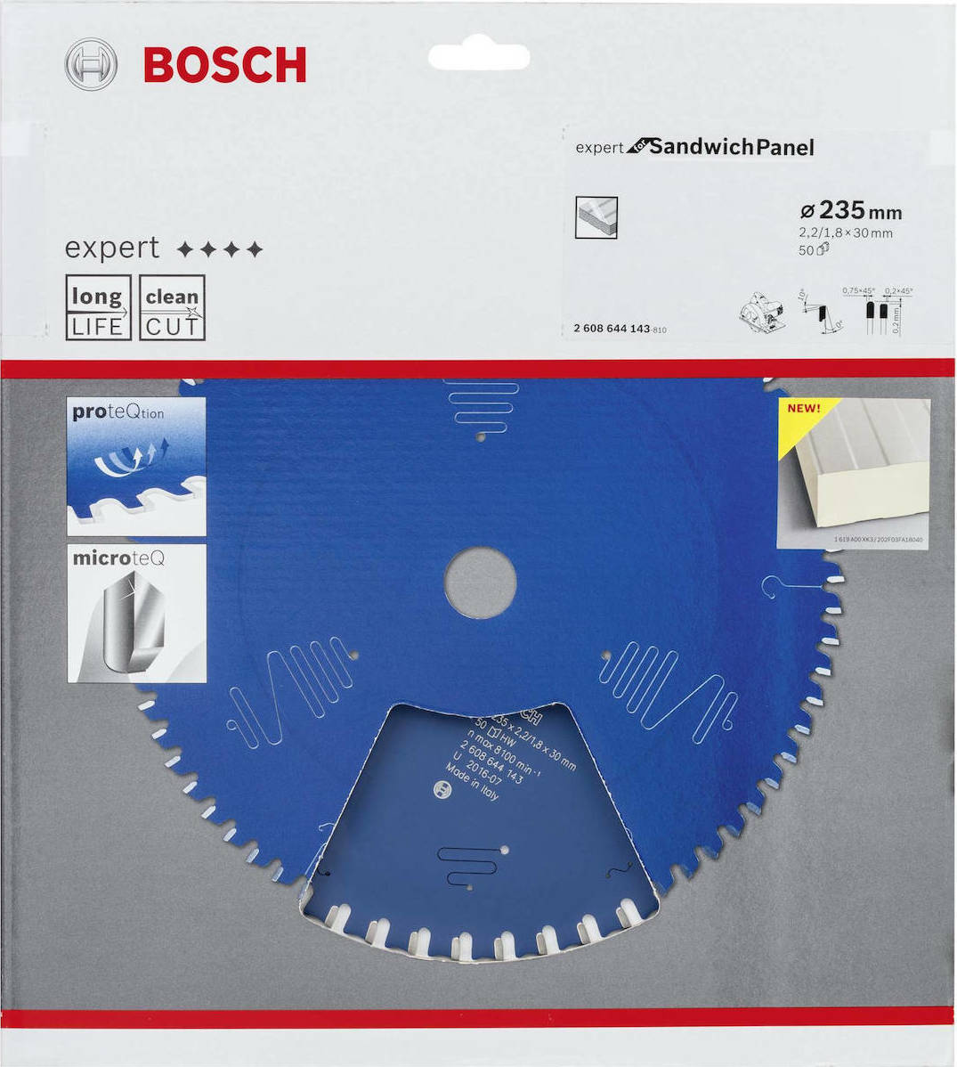 Bosch Πριονόδισκος Expert for Sandwich Panel 235mm 2608644143 1τμχ