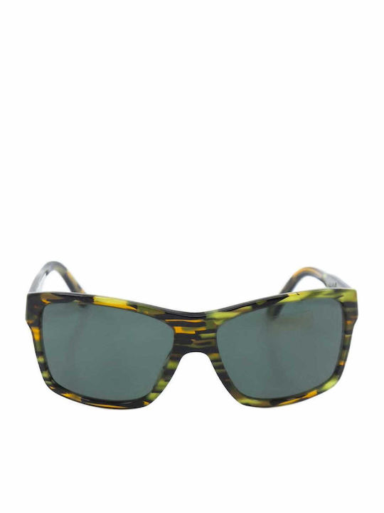 Versace Sunglasses with Multicolour Acetate Frame and Green Lenses VE4216 811/71