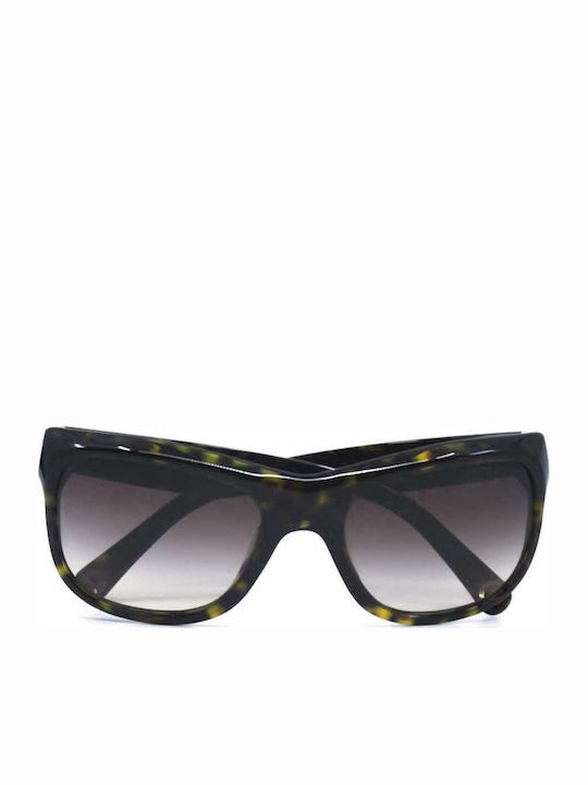 Dolce & Gabbana Women's Sunglasses with Gold Tartaruga Horn-Rimmed Frame and Brown Gradient Lenses DG4129 502/13