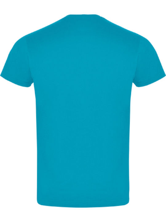 Roly Atomic Ανδρικό Διαφημιστικό T-shirt Κοντομάνικο σε Τιρκουάζ Χρώμα