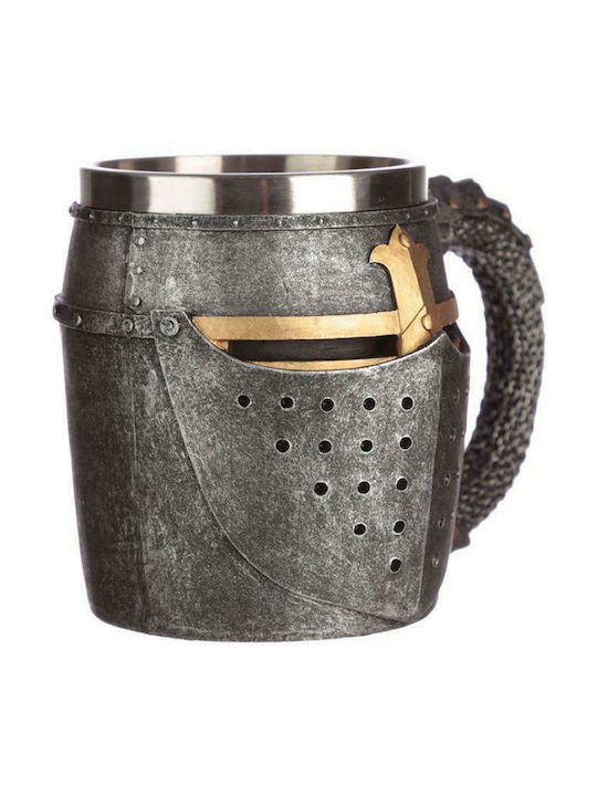 Puckator Helmet and Chain Tankard Cană Plastic Gri 1buc