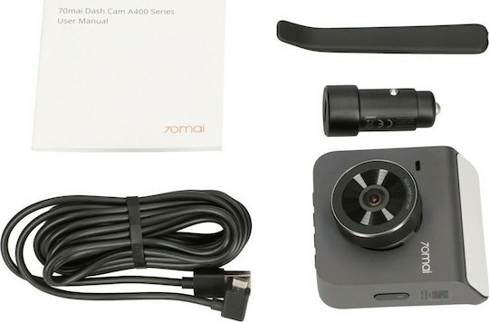 70Mai A400 1440P Windshield Car DVR, 2" Display with Adhesive Tape