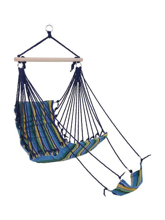 Outsunny Hammock Chair Blue 97x58cm