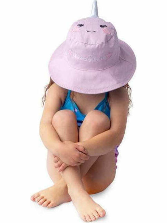 Flapjackkids Kids' Hat Bucket Fabric Sunscreen Unicorn / Starfish Pink
