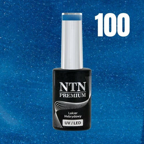 NTN Premium Halb-permanenter Nagellack 100 mit Glitter 5ml 1Stück