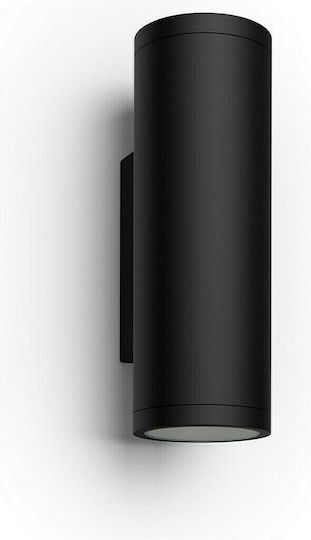 Philips Wandmontiertes Außen-Spotlight LED IP44 8W mit Kaltweiß Licht Doppelstrahl 24x11.7x8.4εκ.