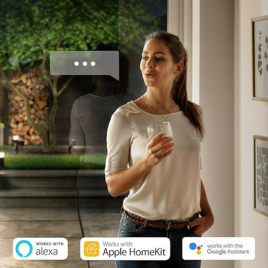 Philips Resonate Стенен Външен Плафон LED IP44 8W с Студено бяло Светлина Двоен лъч 22x8x12.5εκ.