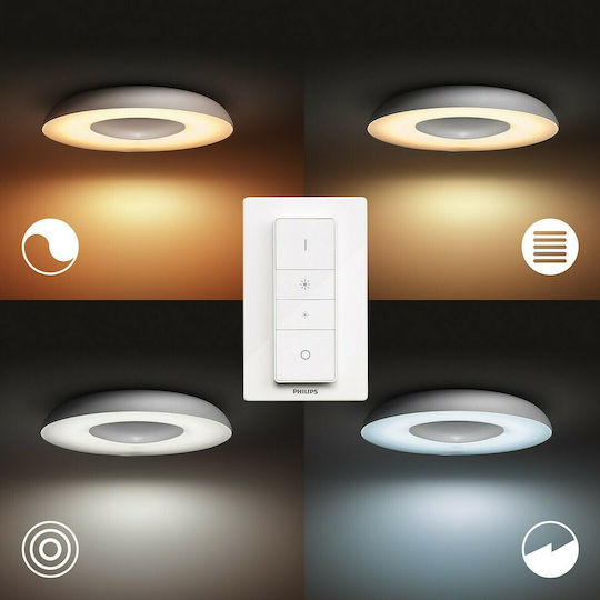 Philips Hue Still Smart Таванно осветление 39.1бр Сребрист с Вграден LED
