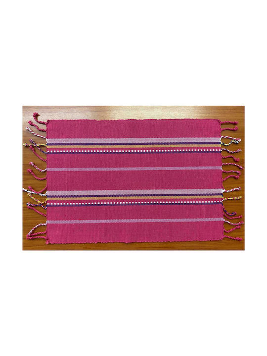 Linea Home Placemat Fabric Pink 48x35cm 1pcs