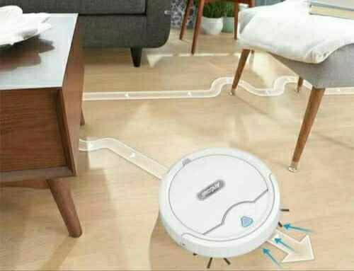 Andowl Q66S Robot Vacuum Cleaner with Sensor Navigation & 2000Pa Suction Power White