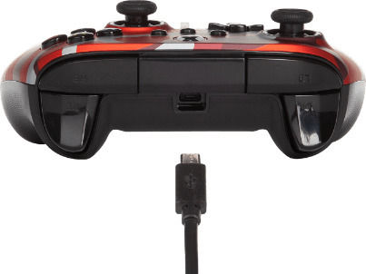 PowerA Enhanced Wired Gamepad for Xbox Series Metallic Red Camo
