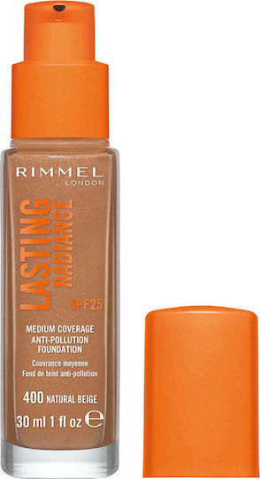 Rimmel Lasting Radiance Anti-Pollution Foundation SPF25 30ml