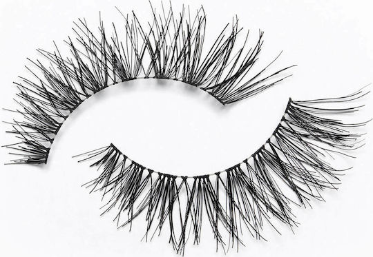 Eylure Pre-Glued Falsche Wimpern in Schwarz Farbe Flatterhaftes Licht 117