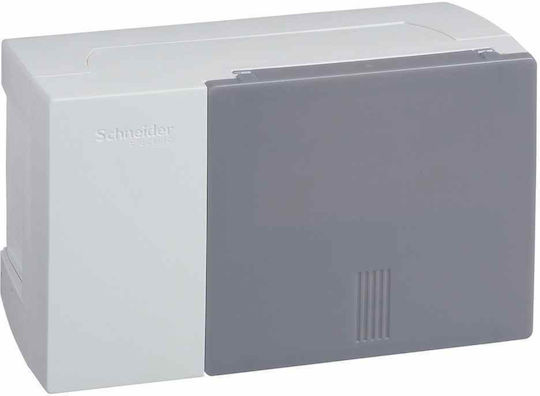 Schneider Electric Mini Pragma Ηλεκτρολογικός Πίνακας Επιτοίχιος, 1 Σειράς, 4 Στοιχείων Π124xΥ198xΒ95mm