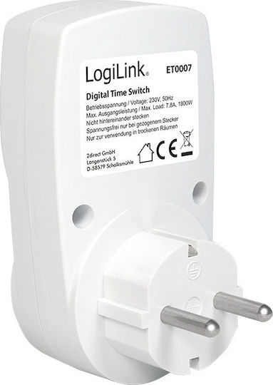 LogiLink Digital Daily Timer Socket
