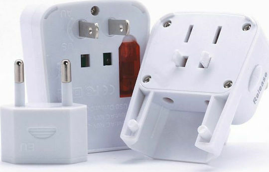 Telco Adaptor Priză Universal cu 1 Port USB Universal
