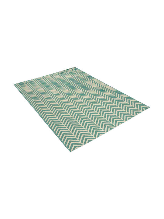 Beauty Home 9760 Rug Rectangular Timp de vară Wicker Aqua