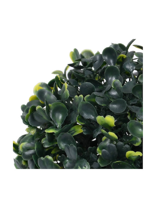 vidaXL Изкуствен Храст Buxus (Обща кутия) Green 12см 4бр