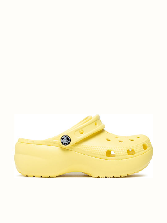 Crocs Classic Platform Clog Women's Anatomic Clogs Yellow