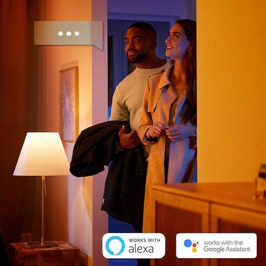 Philips Buckram Einzel Spot mit Fassung GU10 in Weiß Farbe