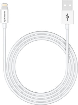 Riversong Lotus 08 USB to Lightning Cable Λευκό 1.2m (13016802)