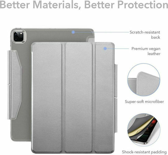ESR Ascend Flip Cover Silver Grey (iPad Pro 2022 12.9'' / iPad Pro 2021 12.9")