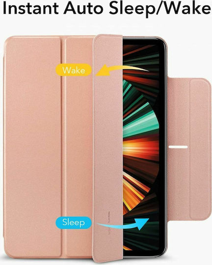 ESR Rebound Flip Cover Magnetic Rose Gold Pentru iPad Pro 2021 12.9" / iPad Pro 2020 12.9"