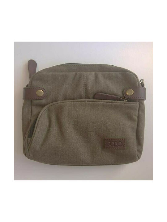 Polo Canvasar Herrentasche Schulter / Crossbody Khaki