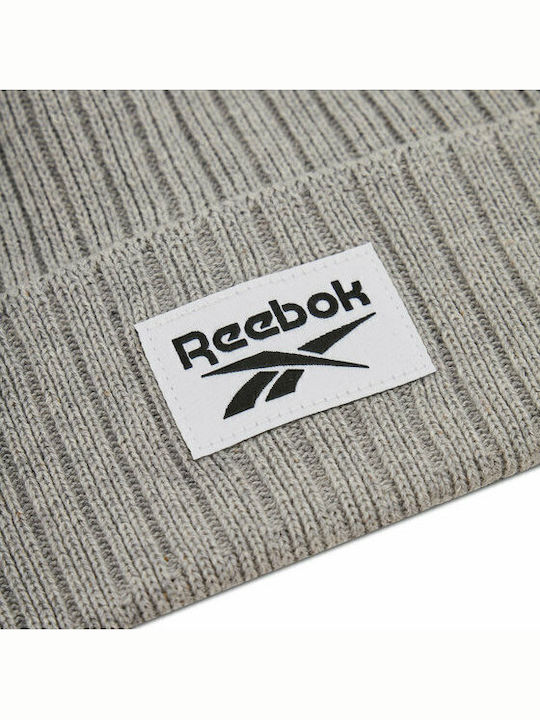 Active Foundation Beanie Ανδρικός Σκούφος με Rib Πλέξη Grey Heather