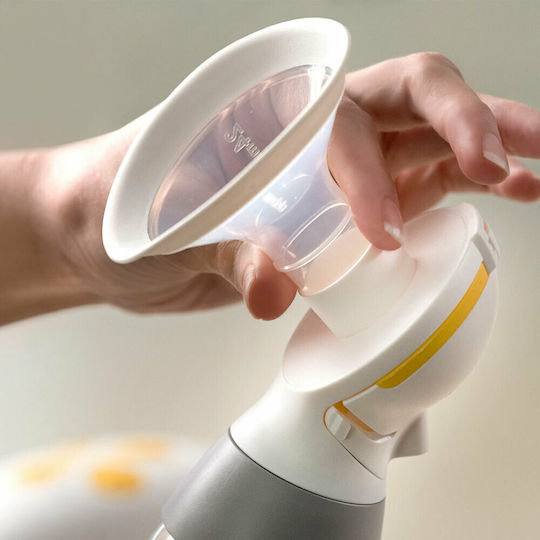 Medela Swing Maxi Ηλεκτρικό Διπλό Θήλαστρο Μπαταρίας και Ρεύματος Κίτρινο 150ml