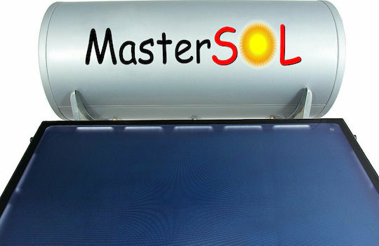 MasterSOL Plus WiFi Слънчев бойлер 300 литра Стъкло Тройна Енергия с 4кв.м. Колектор