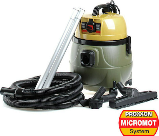 Proxxon CW-Matic Vacuum Wet / Dry 1100W with Plastic Bin 18lt