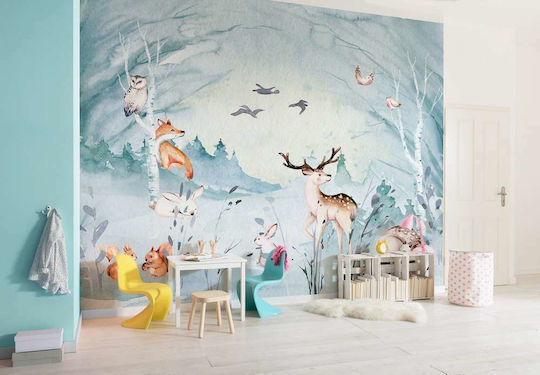 Komar Детски тапет Animal Sleepover Ш350xВ280cm