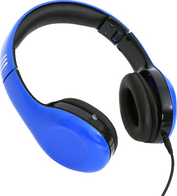 Platinet Freestyle On Ear Multimedia Ακουστικά με μικροφωνο και σύνδεση USB-A σε Μπλε χρώμα