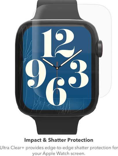 Zagg InvisibleShield Ultra Clear+ Displayschutzfolie für das Apple Watch 44mm 1Stück 200206883