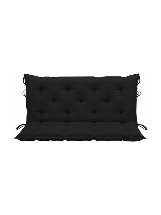 vidaXL Garden Swing Cushion Black 120x100cm.