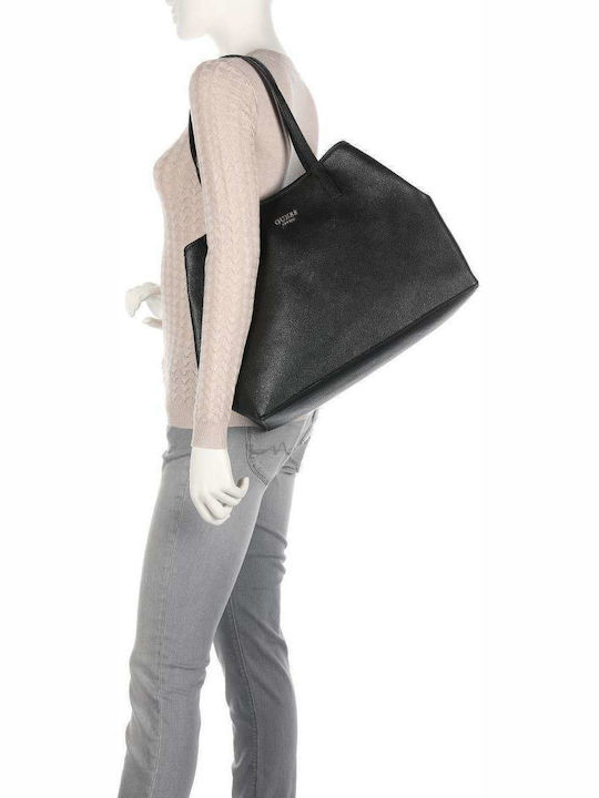 Guess Vikky Women's Shopper Shoulder Bag Set Black