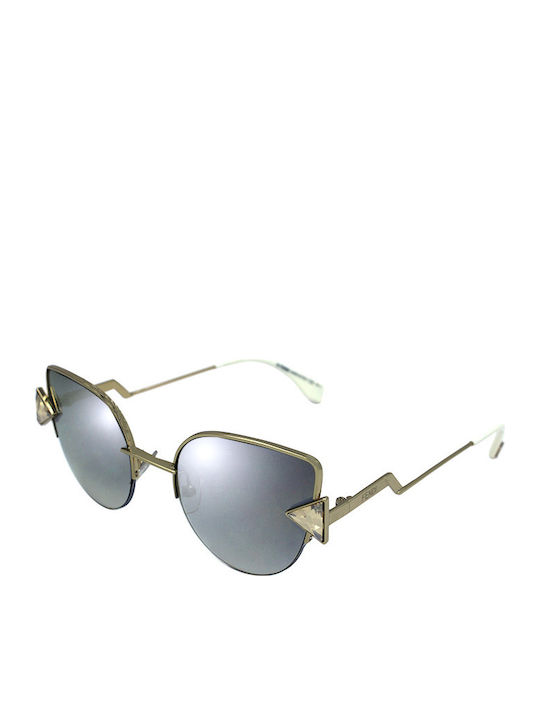 Fendi Women's Sunglasses with Gold Metal Frame FF 0242/S 000/FQ