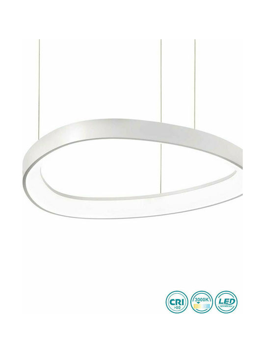 Ideal Lux Gemini Hängende Deckenleuchte LED Weiß