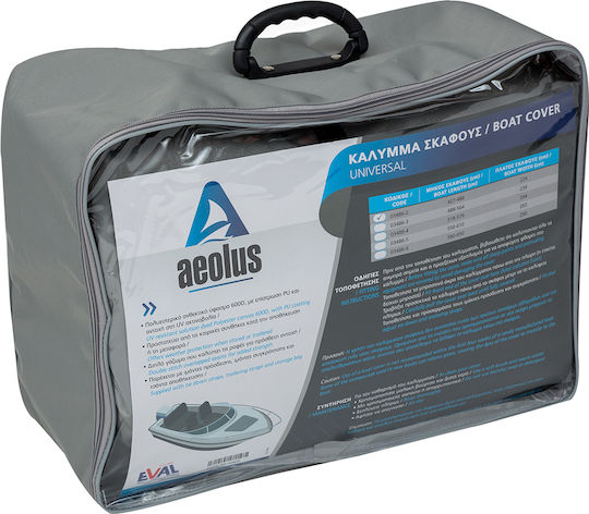 Eval Aeolus Protective Boat Cover L630cm x W380cm in Gray Colour