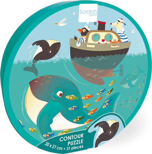 Kids Puzzle Whales for 3+ years+ Years 31pcs Scratch Europe