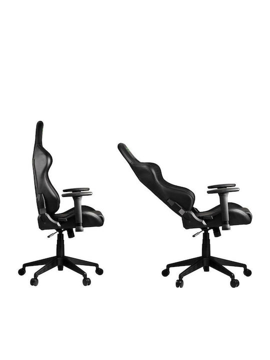 Zen Tarok Essentials Artificial Leather Gaming Chair with Adjustable Arms Black