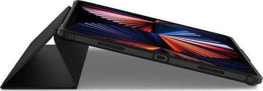 Spigen Ultra Hybrid Pro Флип Капак Черен iPad Pro 2021 12.9"