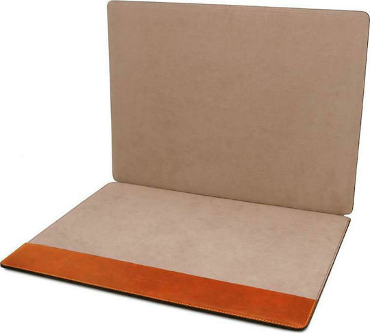 Tuscany Leather Σουμέν Διπλό Δερμάτινο Πορτοκαλί 50x40cm