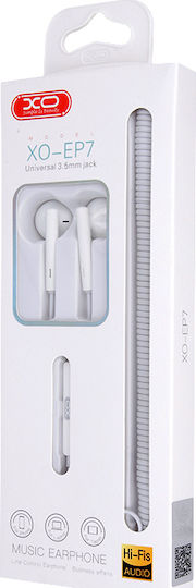 XO EP7 Earbuds Handsfree with 3.5mm Connector White