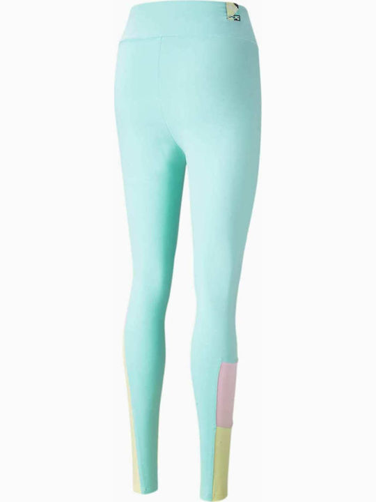 International Ausbildung Frauen Lang Leggings Hochgeschnitten Blau